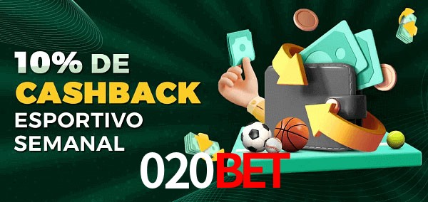10% de bônus de cashback na 020Bet